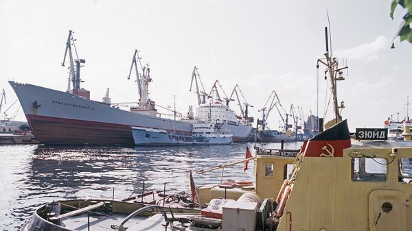 Морской торговый порт Калининград, архивное фото - Sputnik Литва