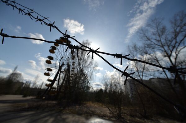 В эвакуированном после аварии на ЧАЭС городе Припять в Чернобыльской Зоне Отчуждения - Sputnik Lietuva