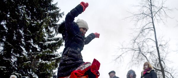 Празднование Масленицы, архивное фото - Sputnik Литва