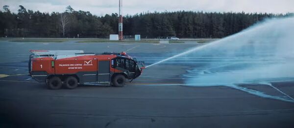 Palangos oro uoste pristatė naują priešgaisrinės tarnybos automobilį - Sputnik Lietuva