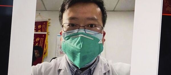 Uhano centrinės ligoninės gydytojas Li Venlianas Uhano centrinės ligoninės gydytojas Li Venlianas - Sputnik Lietuva