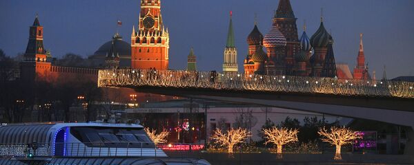 Вид на Московский Кремль, архивное фото - Sputnik Литва