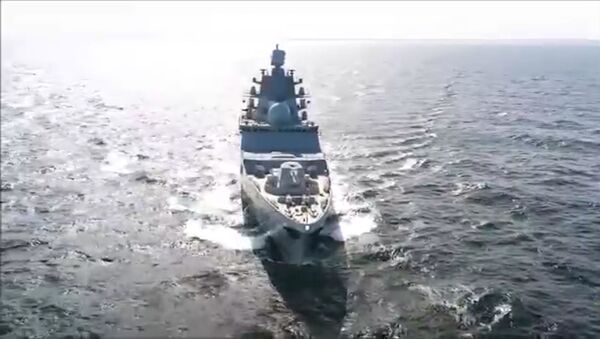 Россия испытала новейший фрегат Адмирал Касатонов - Sputnik Литва