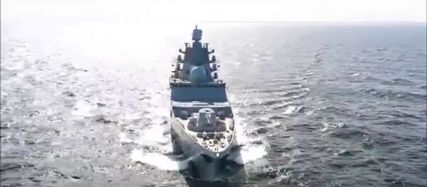 Россия испытала новейший фрегат Адмирал Касатонов Россия испытала новейший фрегат Адмирал Касатонов - Sputnik Lietuva