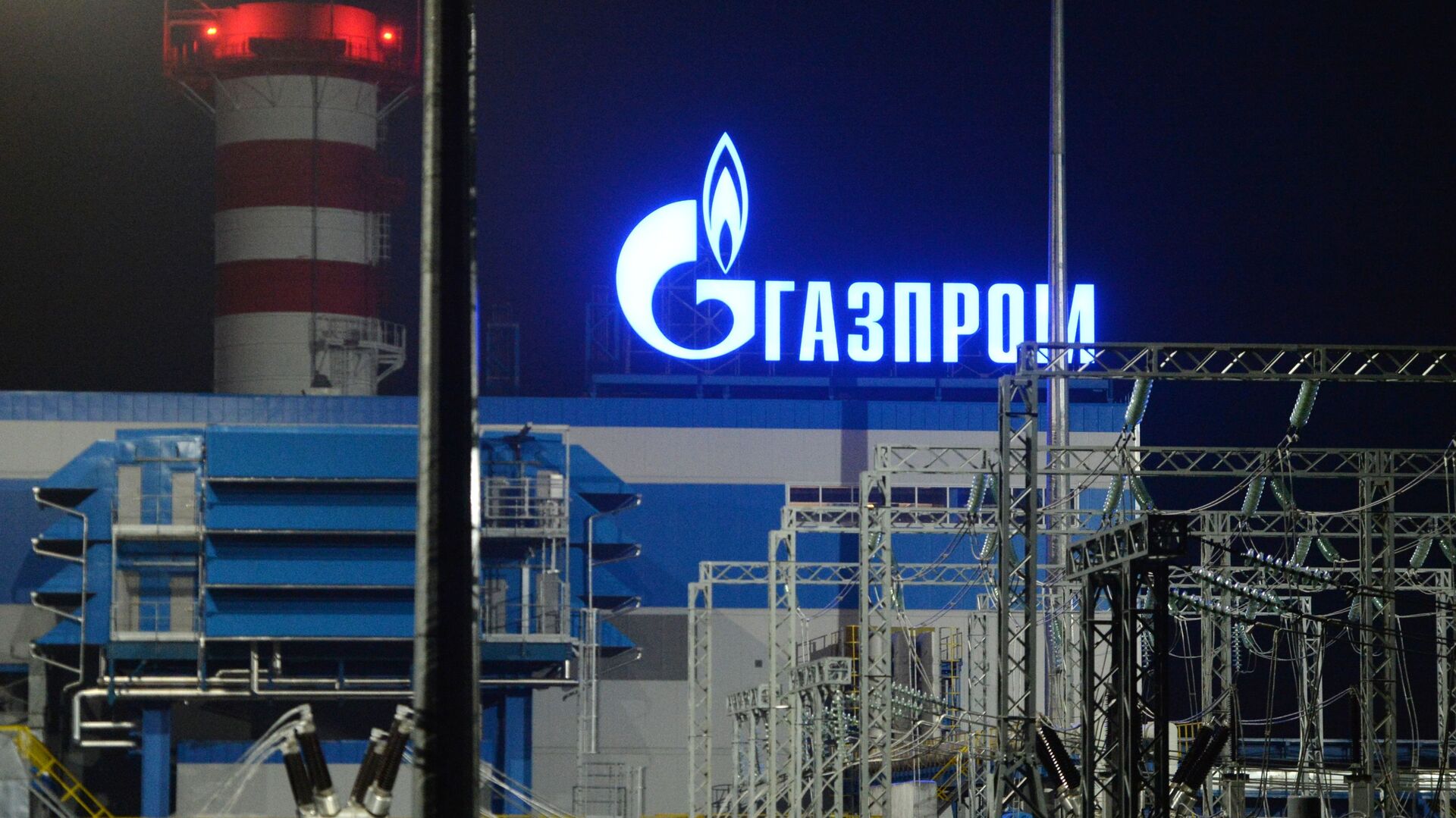 Газпром, логотип, архивное фото - Sputnik Литва, 1920, 05.07.2021