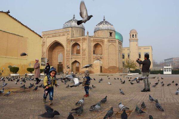 Мавзолей Шейха Муслихиддина в городе Худжанд, Таджикистан  - Sputnik Литва