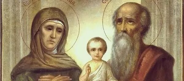 Симеон Богоприимец и Анна Пророчица  - Sputnik Литва