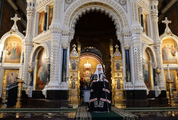 Патриаршее богослужение в Прощеное воскресенье - Sputnik Литва