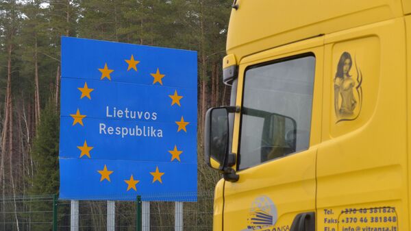 Литовская граница, архивное фото - Sputnik Lietuva