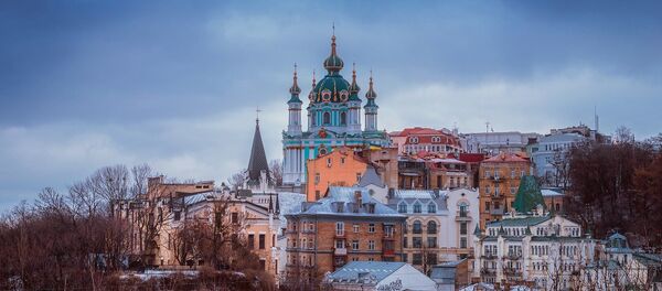 Киев, Украина, зимой, архивное фото - Sputnik Литва