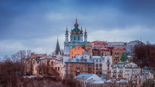 Киев, Украина, зимой, архивное фото - Sputnik Lietuva