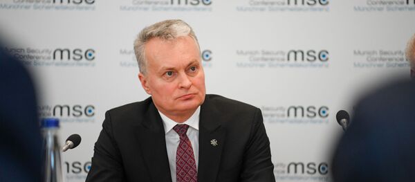 Президент Литвы Гитанас Науседа на 56-й Мюнхенской конференции по безопасности, 14 февраля 2020 - Sputnik Литва