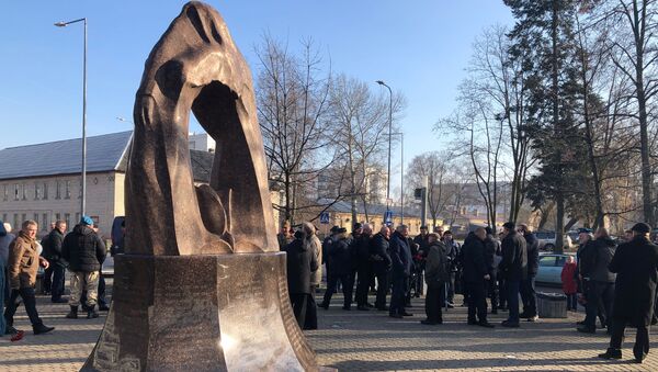 Акция в честь  годовщины вывода войск из Афганистана в Вильнюсе - Sputnik Литва
