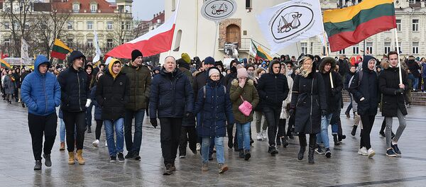 Празднование Дня Независимости в Литве Празднование Дня Независимости в Литве - Sputnik Lietuva