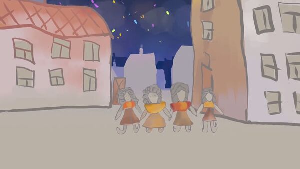 #СтраницыПобеды: рисунки детей блокадного Ленинграда оживут в виртуальной анимации - Sputnik Литва