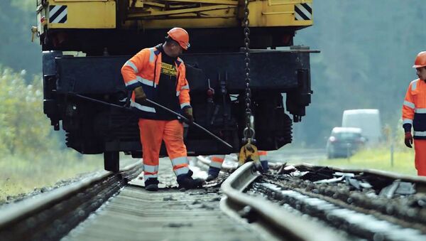LG praėjusiais metais suremontavo bei atnaujino 83 km šalies geležinkelio kelių - Sputnik Lietuva