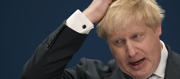 Глава МИД Великобритании Борис Джонсон Глава МИД Великобритании Борис Джонсон - Sputnik Lietuva