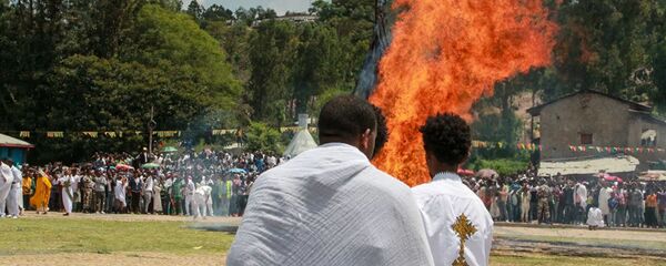 Праздник Мескель в Аксуме, Эфиопия Праздник Мескель в Аксуме, Эфиопия - Sputnik Lietuva