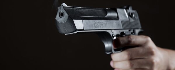 Пистолет в руке, архивное фото - Sputnik Литва