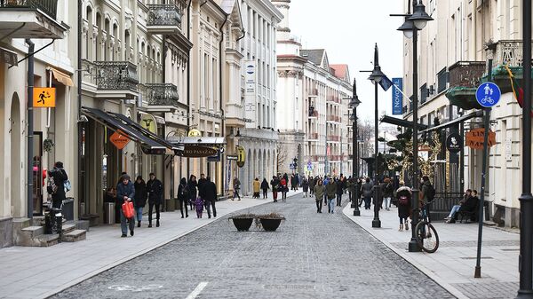 Улочка Старого города, Вильнюс, архивное фото - Sputnik Литва