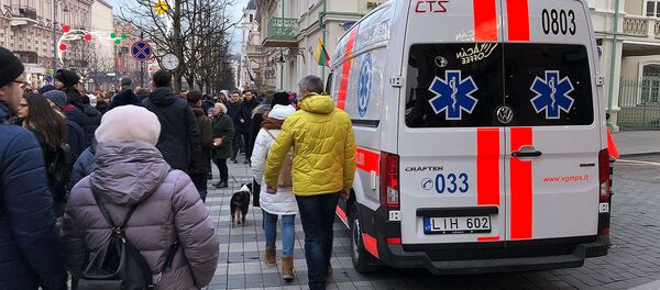 Машина скорой помощи в Вильнюсе, архивное фото - Sputnik Литва
