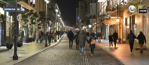 Вечерний Вильнюс, центр, архивное фото - Sputnik Lietuva