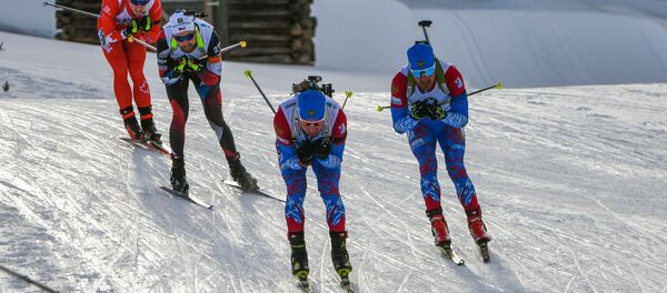Биатлон. VI этап Кубка мира. Мужчины. Гонка преследования Биатлон. VI этап Кубка мира. Мужчины. Гонка преследования - Sputnik Lietuva