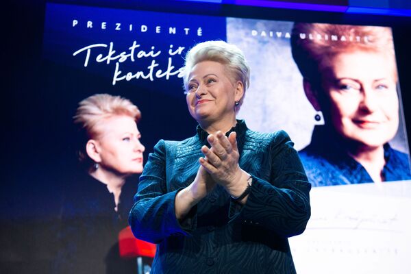 Экс-лидер Литвы рассказала, в чем состояла цель ее президентства Экс-лидер Литвы рассказала, в чем состояла цель ее президентства - Sputnik Литва