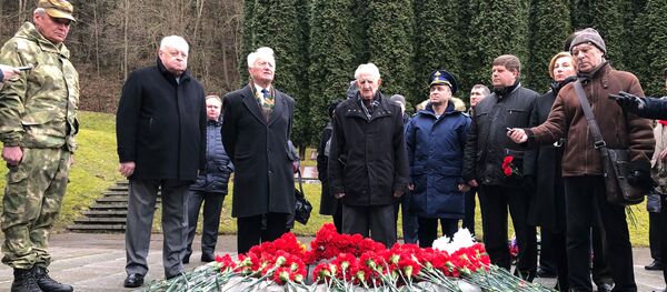 Акция памяти на Антакальнисском кладбище в День защитника Отечества, 23 февраля 2020 года - Sputnik Литва