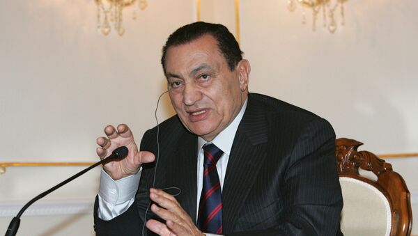 Экс-президент Египта Хосни Мубарак, архивное фото - Sputnik Lietuva