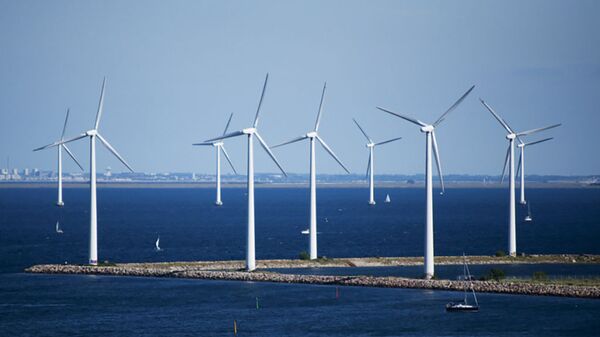 Ветряные электростанции на море - Sputnik Литва