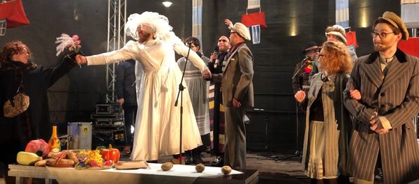 Vilnius atšventė Užgavėnes Vilnius atšventė Užgavėnes - Sputnik Lietuva