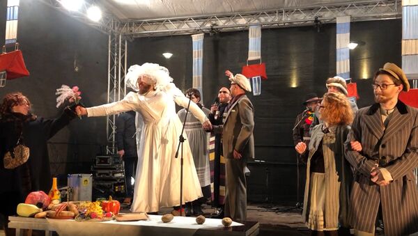 В Вильнюсе проводили зиму на празднике Ужгавенес - Sputnik Литва