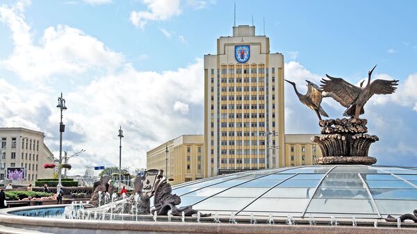 Площадь независимости в Минске - Sputnik Lietuva