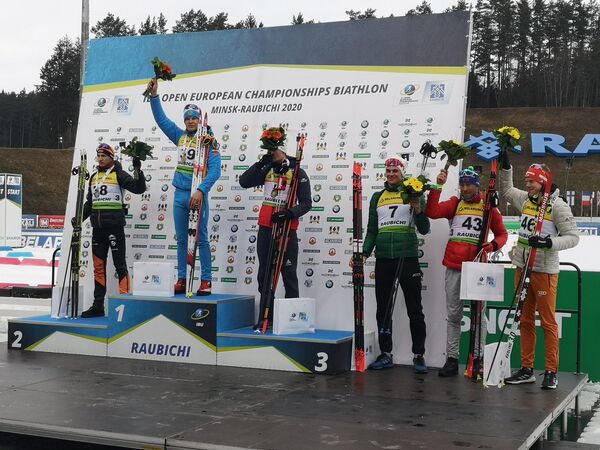 Литовский биатлонист остался в 0,8 секунды от бронзы чемпионата Европы Литовский биатлонист остался в 0,8 секунды от бронзы чемпионата Европы - Sputnik Литва