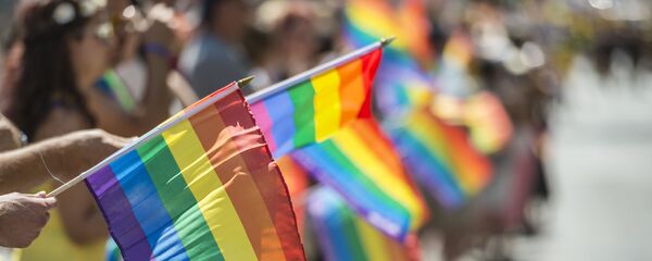 Флаги ЛГБТ, архивное фото - Sputnik Литва