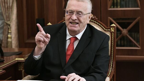 Rusijos liberalų demokratų partijos vadovas Vladimiras Žirinovskis - Sputnik Lietuva