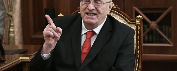 Президент РФ В. Путин встретился с лидером ЛДПР В. Жириновским - Sputnik Литва