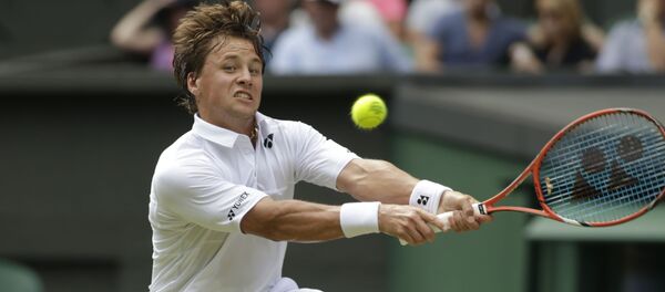 Литовский теннисист Ричардас Беранкис, архивное фото - Sputnik Литва
