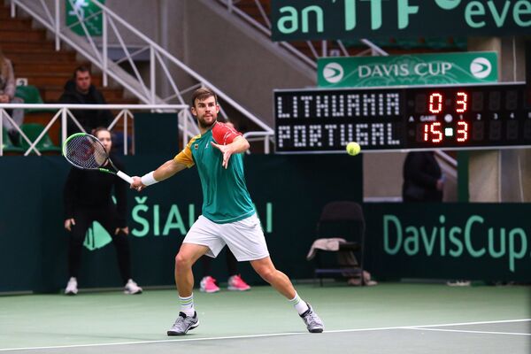 Кубок Дэвиса: В отсутствии Беранкиса Литва вылетела во II дивизион - Sputnik Литва