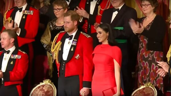 Princas Haris ir Megan Markl paskutinį kartą oficialiai lankėsi Albert Hall - Sputnik Lietuva