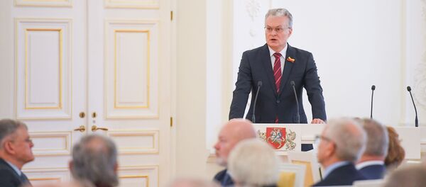 Президент Литвы Гитанас Науседа, 10 марта 2020 года Президент Литвы Гитанас Науседа, 10 марта 2020 года - Sputnik Lietuva