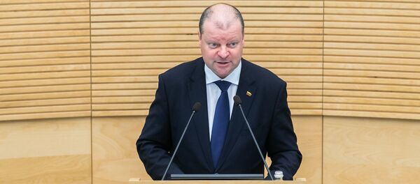 Премьер-министр Литовской Республики Саулюс Сквернялис Премьер-министр Литовской Республики Саулюс Сквернялис - Sputnik Lietuva