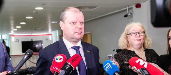 Премьер-министр Литовской Республики Саулюс Сквернялис Премьер-министр Литовской Республики Саулюс Сквернялис - Sputnik Lietuva