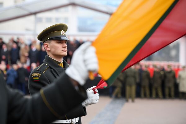 Науседа назвал Витаутаса Ландсбергиса президентом Литвы Науседа назвал Витаутаса Ландсбергиса президентом Литвы - Sputnik Литва