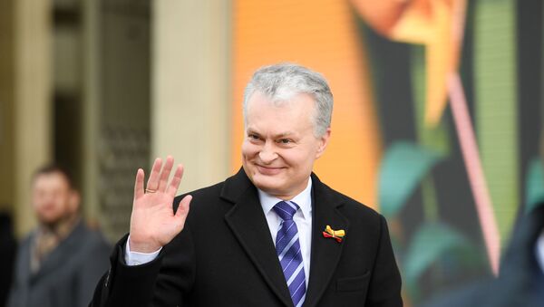 Президент Литвы Гитанас Науседа на праздновании в честь Дня восстановления независимости Литвы - Sputnik Lietuva
