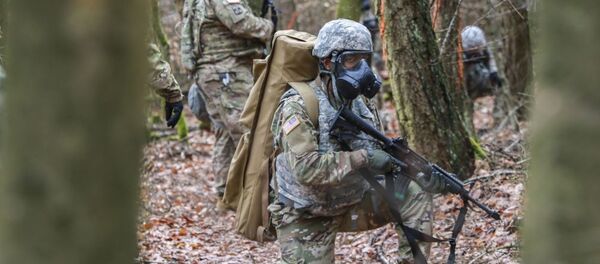 Участник учений во время подготовки к DEFENDER-Europe 20, 4 марта 2020 марта Участник учений во время подготовки к DEFENDER-Europe 20, 4 марта 2020 марта - Sputnik Lietuva