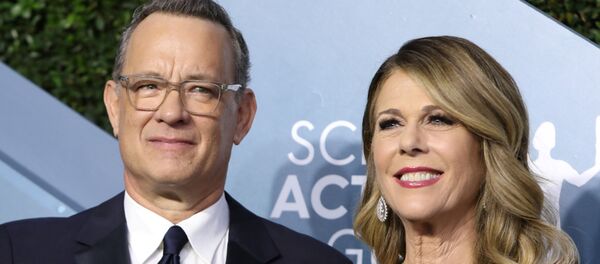 Актеры Том Хэнкс и Рита Уилсон, архивное фото - Sputnik Литва