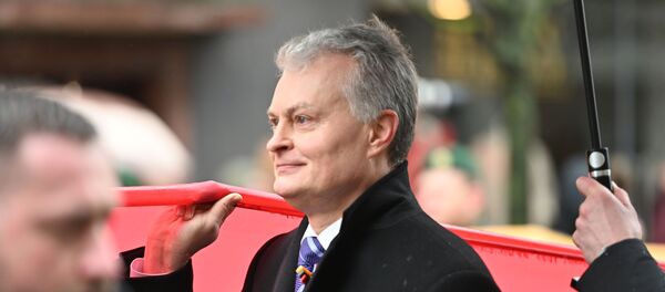 Президент Литвы Гитанас Науседа на праздновании Дня восстановления независимости Литвы, 11 марта 2020 года - Sputnik Литва