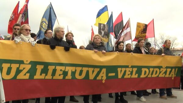 Lietuvoje Nepriklausomybės atkūrimo metinių proga įvyko eisena - Sputnik Lietuva